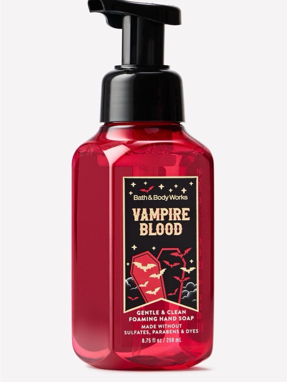 Bath & Body Works Vampire Blood Foaming Hand Soap - Red & Black